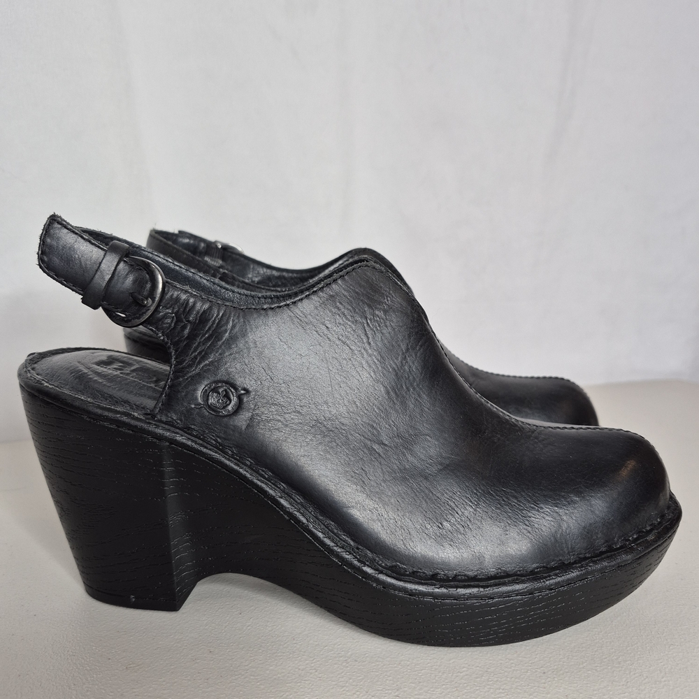 Born Flowers Slingback Clogs - Size 8